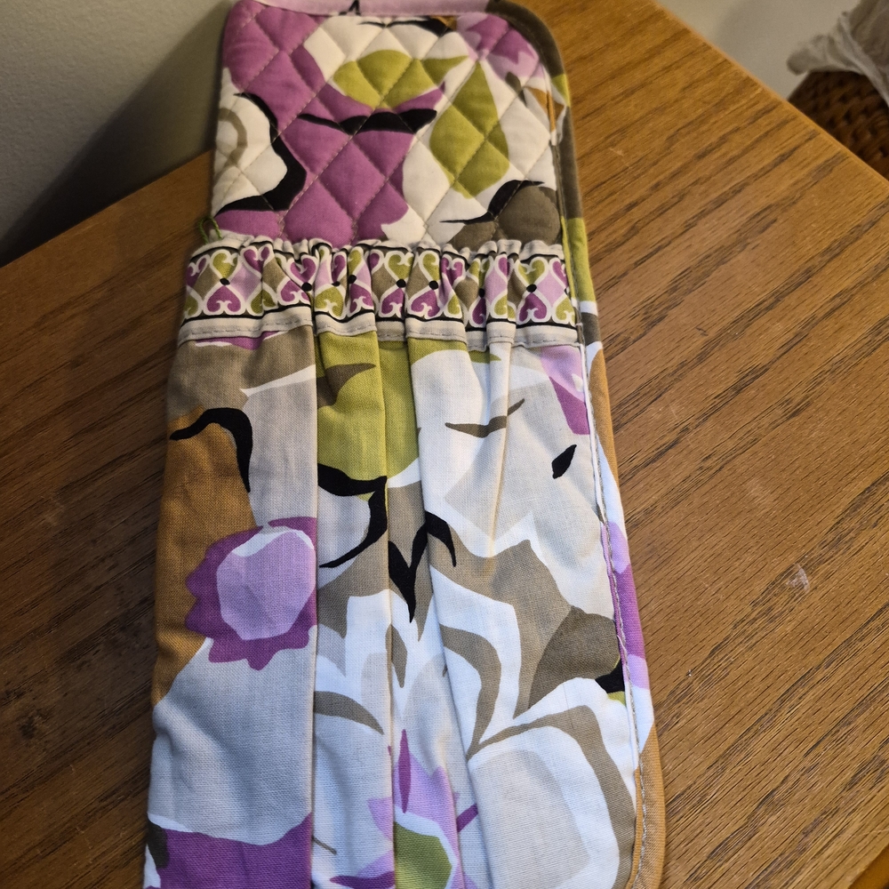 Vera Bradley Quilted Floral Bath Accessory - Purple, Green, White